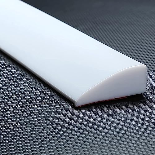 Rollstuhl-Rampe, 50–100 cm Silikon-Schwellenrampe for Rollstuhl-Scooter-Kehrmaschine, Wasserhaltestreifen(H-1.2cm,L-90cm) von HBALDTEDC