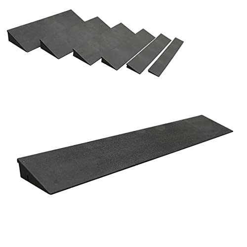 Rollstuhl-Rampe, Rollstuhlrampe Gummischwellenrampe Blau Mehrere Größen(50x10x3cm(19.7x3.9x1.2inch)) von HBALDTEDC