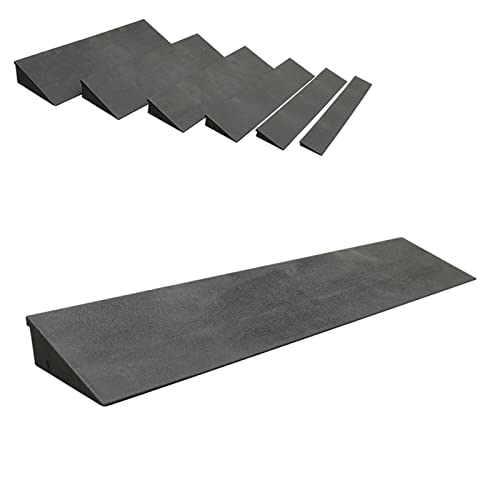 Rollstuhl-Rampe, Rollstuhlrampe Gummischwellenrampe Blau Mehrere Größen(50x12x4cm(19.7x4.7x1.6inch)) von HBALDTEDC