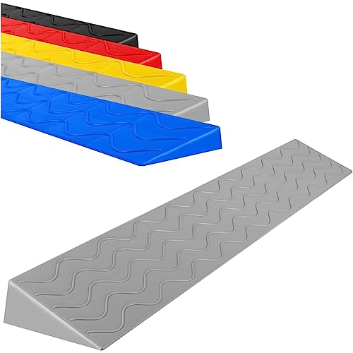 Rollstuhl-Rampe, Schwellenrampe Multicolor 1-10cm Anstieg for Rollstuhl-Roller Elektrofahrzeug Roboterstaubsauger(Grå,100x17.5x8cm) von HBALDTEDC