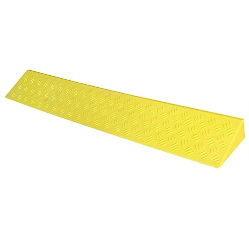 Rollstuhl-Rampe, Schwellenrampe for Rollstuhlfahrer und Scooter, mehrfarbig, mehrere Größen(Yellow,100x16x7cm/39x6.3x2.8in) von HBALDTEDC
