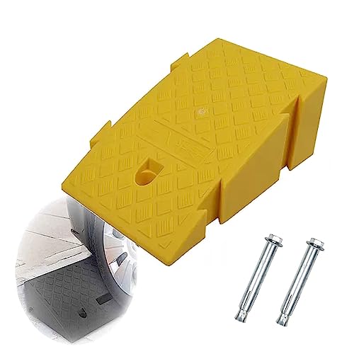 Rollstuhl-Rampe, Türschwellenrampe aus Gummi for Rollstuhl- und Scooter-Zugang, mehrfarbig, mehrere Größen(Yellow,H:16Cm) von HBALDTEDC
