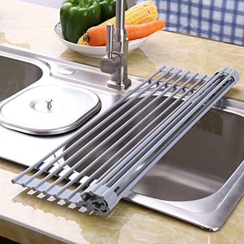 Über der Spüle Abtropfgestell, Abtropfgestell for Aufrollen über der Spüle, mehrere Größen(42 * 22cm) von HBALDTEDC