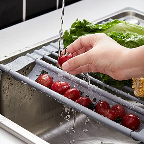 Über der Spüle Abtropfgestell, Abtropfgestell for Aufrollen über der Spüle, mehrere Größen(53 * 33cm) von HBALDTEDC