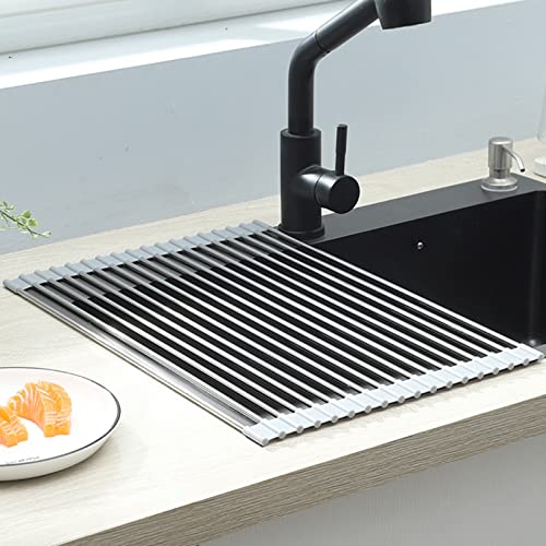 Über der Spüle Abtropfgestell, Abtropfgestell for Obst und Gemüse über der Spüle, mehrere Größen(21 * 52cm) von HBALDTEDC