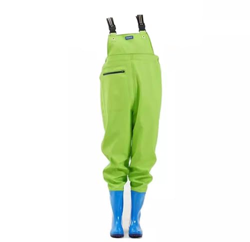 Wathosen zum Fischen, PVC-Wathose for Angeln und Jagen, mehrfarbig, US-Größen 4,5–6,5(Green,6.5) von HBALDTEDC