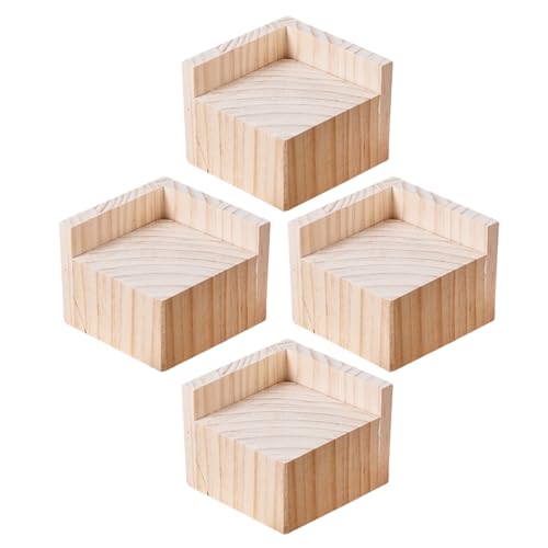 Wood Bed Desk Riser Möbel Lifter, Betterhöhungen aus Massivholz, 4 Stück, Möbelbeine, robuste Tischerhöhungen, Sofalifte aus Holz, tragen bis zu 500 kg, Bettfüße, erhöhtes Gerät(A 8cmIncrease Height 1 Wood Bed Desk Riser Möbel Lifter, Betterhöhungen aus Massivholz, 4 Stück, Möbelbeine, robuste Tischerhöhungen, Sofalifte aus Holz, tragen bis zu 500 kg, Bettfüße, erhöhtes Gerät(A 8cmIncrease Height 1 von HBALDTEDC