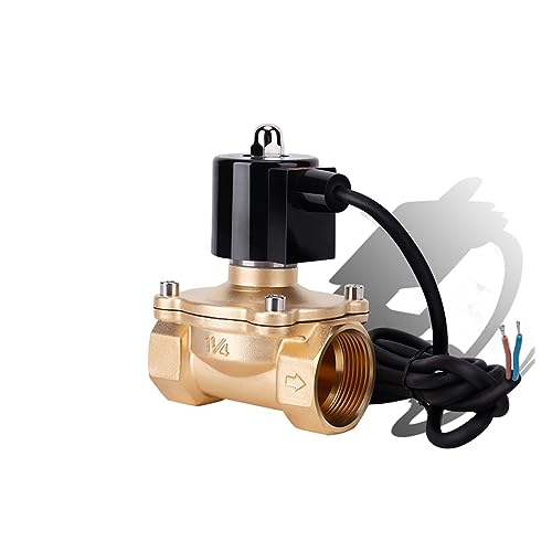 1-1/4" Normalerweise geschlossenes Messing IP68 Wasserdichtes Brunnen-Magnetventil 110V 24V 12V 24V Magnetventil for Unterwasser(Npt-380vac-viton-seal) von HBDCRJGE