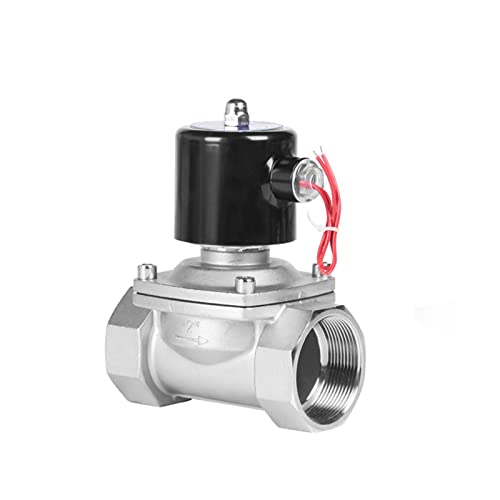 2-Zoll-Edelstahl-Magnetventil, Wasser, normalerweise geschlossen, 220 V, 12 V, 24 V, 110 V, Magnetventil(Bsp-220vac-nbr-seal) von HBDCRJGE