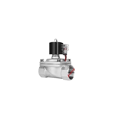 2-Zoll-Edelstahl-Magnetventil, wasserdicht, normalerweise geschlossen, 220 V, 12 V, 24 V, 110 V, Magnetventil, vollständig geschlossene Spule(Npt-380vac-nbr-seal) von HBDCRJGE