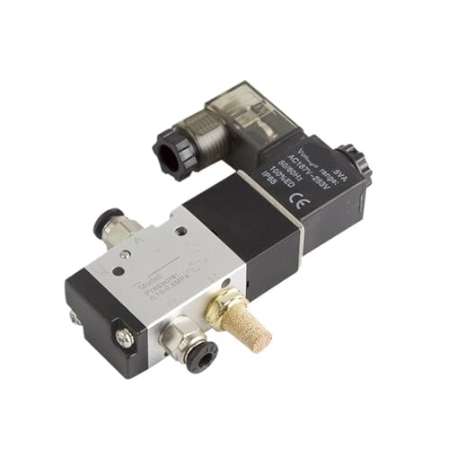 3V110-06 NO NC Magnetventil Dreiwege-Pneumatik-Luftregelventil Elektro-Gas-Magnetventil Aluminium-Ventilkörper AC 110 V 220 V(3V110-06 NO,AC 220V) von HBDCRJGE