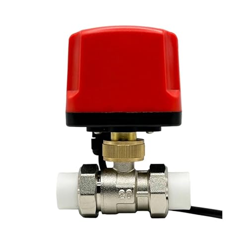 Messing IP65 Wasserdichter PPR Motorisierter Kugelhahn 3-Draht oder 2-Draht PPR50 Elektrischer Kugelhahn Metallmotor mit großem Drehmoment(220VAC-CR04) von HBDCRJGE