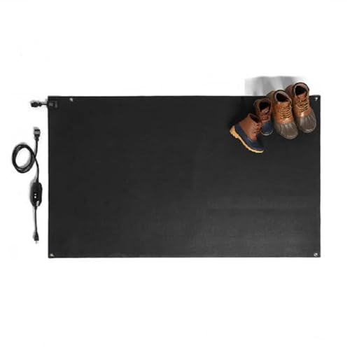 Beheizte Schneeschmelzmatten Anti-Rutschdesign, mit Stromkabel Beheizte Schneeschmelzmatten Schnelle Heizung und Konstante Temperatur, für Treppen Türen Treppen(55x120cm) von HBDSMLPL