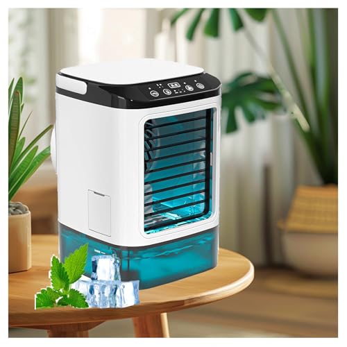 HBDSMLPL Mit Eisbox Luftkühler, Portable Fan Stille Atomisierung Portable Ac Air Conditioner Mini Klimaanlage von HBDSMLPL