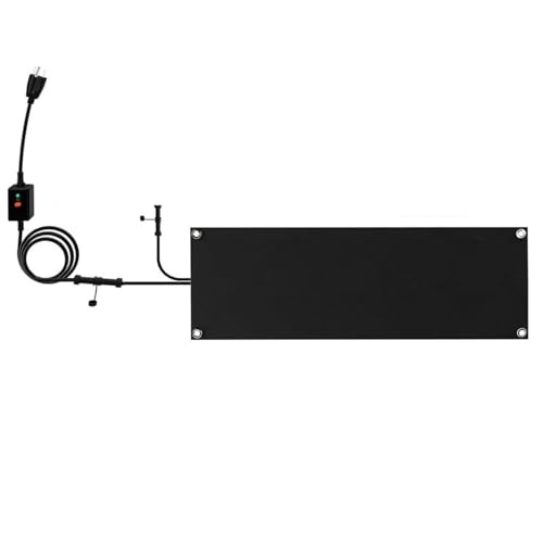 Schneeschmelzende Gehwegmatte Anti-Rutschdesign, mit Stromkabel Heizmatten for Dächer Schnelle Heizung und Konstante Temperatur, für Treppen Türen Treppen(25,4x76,2cm) von HBDSMLPL