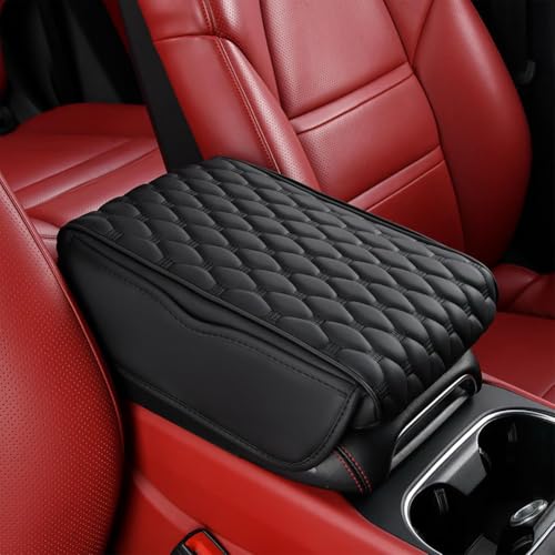 HBDTNTKF Auto Armlehnen Matte Für Ford Focus ST Line MK4 2019-2021, Mittelkonsolen Schutzabdeckung Armlehne Box Kissen Armauflage Mit Seitlicher Aufbewahrungstasche,A/Black-32 * 16cm HBDTNTKF Auto Armlehnen Matte Für Ford Focus ST Line MK4 2019-2021, Mittelkonsolen Schutzabdeckung Armlehne Box Kissen Armauflage Mit Seitlicher Aufbewahrungstasche,A/Black-32 * 16cm von HBDTNTKF