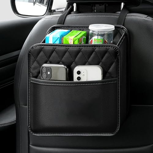 HBDTNTKF Autositz Kopfstütze Aufbewahrungsbox Für Galaxy 2007-2022, Autositzlehne Lagerung Kasten Aufbewahrungstasche Müllbehälter Faltbar Zubehör,One Piece von HBDTNTKF