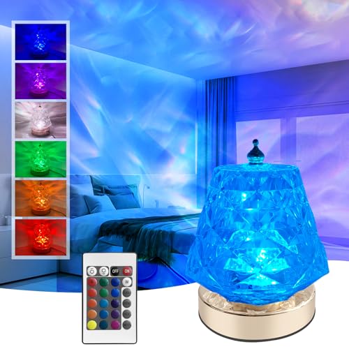 HBEERS LED Sternenhimmel Projektor, Ocean Projektor Nachtlicht Kinder für Zimmer Wohnzimmer Deko, Projektor Sternenhimmel mit Fernbedienung für Kinder Erwachsene Geschenk Party von HBEERS