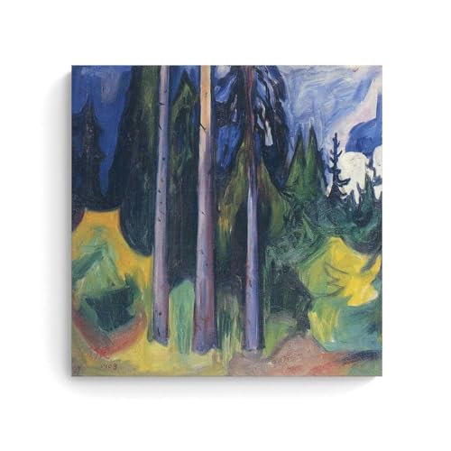 HBEOOP Édouard Manet berühmte Farbe (Wald) Druck, Poster, Bild, Druck, Leinwand, Wandfarbe, Kunst, Dekor, moderne Wohnkunstwerke, Geschenkidee, 40 x 40 cm von HBEOOP