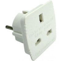 ZENITECH Adapter von Großbritannien nach Frankreich mit Erdung ZENITECH ZENITECH Adapter von Großbritannien nach Frankreich mit Erdung ZENITECH von HBF