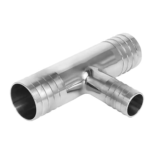 1pc Schlauch Barb Reduzierung T 3 Möglichkeiten Splitter 304 Edelstahl Anschluss Rohr Fitting(20-8-20mm) von HBGNZU