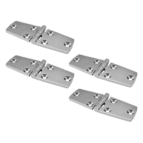 4pcs Edelstahl geformt Türband Scharnier mit 6 Loch Spiegel Polieren Marine Scharnier Boot Hardware Teile Scharnier-38X102MM 4pcs Edelstahl geformt Türband Scharnier mit 6 Loch Spiegel Polieren Marine Scharnier Boot Hardware Teile Scharnier-38X102MM von HBGNZU