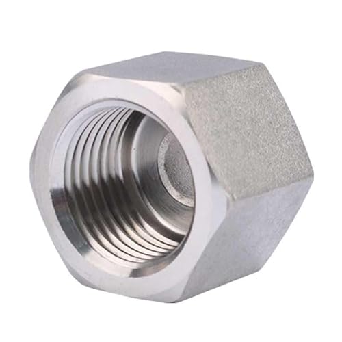 BSP NPT Metrisches Innengewinde 304 Edelstahl Sechskantkopf Endkappe Stopfen Rohrverschraubung(M18x1.5) von HBGNZU