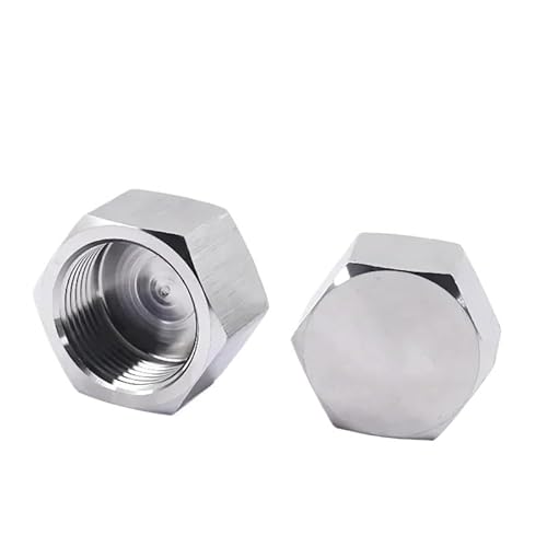 1pc BSP NPT Metric Innengewinde 304 Edelstahl Hex Kopf End Kappe Stecker Rohr Fitting(M22x1.5) von HBGNZU