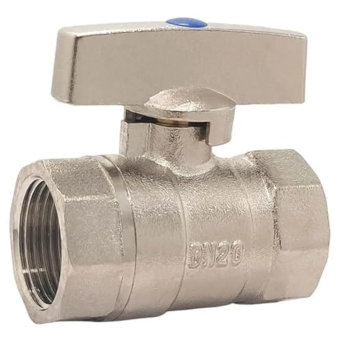 HBGNZU 1pc Pneumatische BSP Innengewinde Mini Ball Ventil Messing Verbinder Gemeinsame Kupfer Fitting Koppler Adapter Wasser Luft(1/2") von HBGNZU