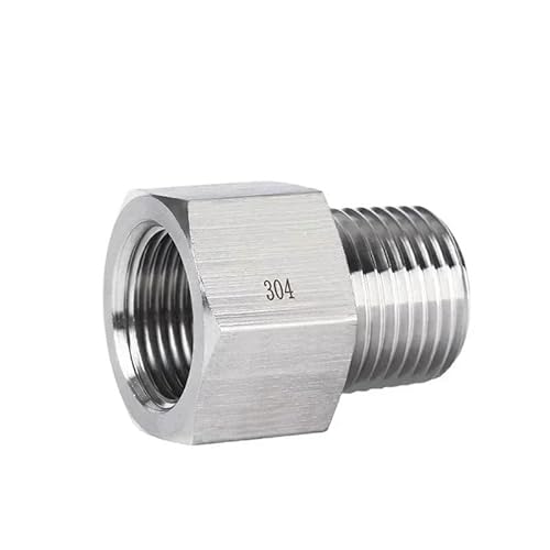 G3/8 "BSP Weibliche Zu Männlichen BSP NPT Hex Reduzier Buchse 304 Edelstahl Adapter Hochdruck for Manometer(M18x1.5 Male) von HBGNZU