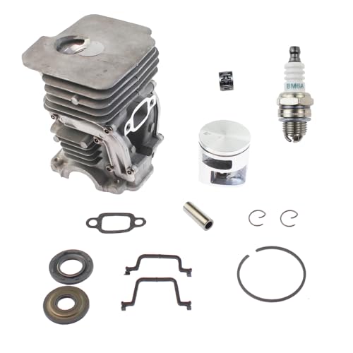 HBGNZU Zylinderkolbensatz 41 mm passend for Kettensäge CS350 CS390 CS520 CS2240 358381800 GZ381 HBGNZU Zylinderkolbensatz 41 mm passend for Kettensäge CS350 CS390 CS520 CS2240 358381800 GZ381 von HBGNZU