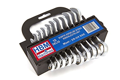 HBM 10-teiliger kurzer englischer Steckschlüsselsatz HBM 10-teiliger kurzer englischer Steckschlüsselsatz von HBM