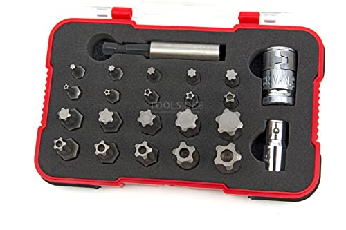 HBM 23-teiliges Torx-Plus- und Torx-mit-Sicherheitsbit-Set (Torx Plus Security) von HBM