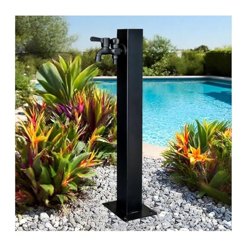 HBOOMOEM AußEnwassersäUle，WassersäUle Garten Mit Wasserhahn，Freistehender Gartenbrunnen Mit WassersäUle，Geeignet FüR Garten, Terrasse, Schwimmbad, SanitäRanlagen Usw.(Hexagonal,C) von HBOOMOEM