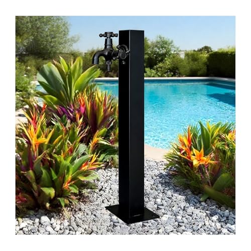 HBOOMOEM AußEnwassersäUle，WassersäUle Garten Mit Wasserhahn，Freistehender Gartenbrunnen Mit WassersäUle，Geeignet FüR Garten, Terrasse, Schwimmbad, SanitäRanlagen Usw.(Hexagonal,G) von HBOOMOEM