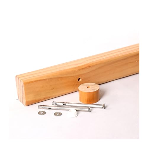 HBOOMOEM Buche Holz Handlauf，TreppengeläNder GeläNder FüR Treppe，Handlauf Aus Massivem Eichenholz，Geeignet FüR Flure, Veranden Und Terrassen Im Innen- Und AußEnbereich.(Square,200CM/78.7in) von HBOOMOEM