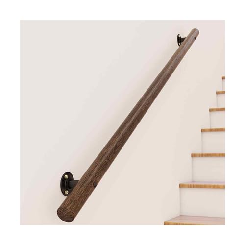 HBOOMOEM Holz FüR Innen Treppen，TreppengeläNder GeläNder FüR Treppe，EnthäLt InstallationszubehöR, Geeignet FüR äLtere Menschen, Kinder, Schwangere Frauen Usw.(280cm/110.2in) von HBOOMOEM