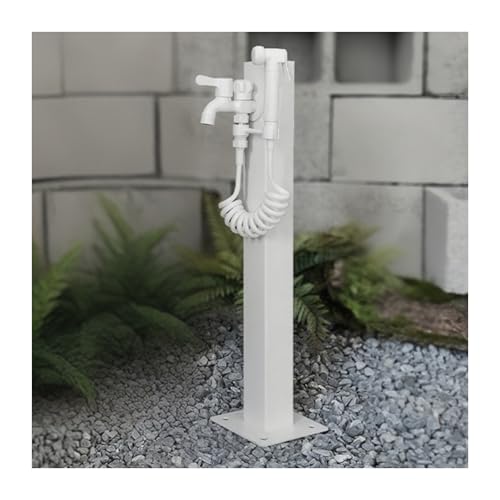 HBOOMOEM Hydrant，Saeule Mit Wasserhahn，Standbrunnen，Hydrant，Freistehender Gartenbrunnen Mit WassersäUle，Einzelne SäUlen Zum WäRme- Und Frostschutz Der Terrasse.(60cm/23.6in,D) von HBOOMOEM