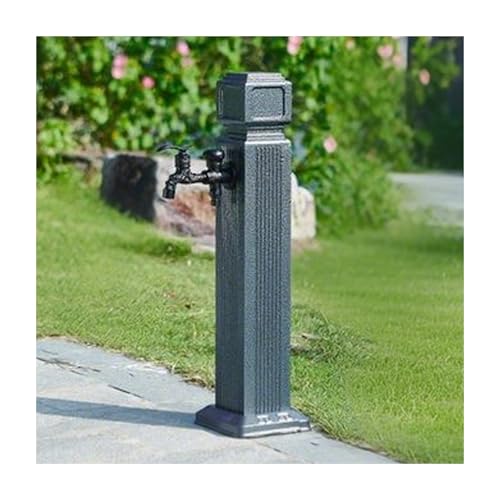 HBOOMOEM WassersäUle Aus Edelstahl 304 FüR Den AußEnbereich，Freistehender Gartenbrunnen Mit WassersäUle，Geeignet Zum BewäSsern Und Waschen In Villen Und HinterhöFen.(65cm/25.6in,C) von HBOOMOEM