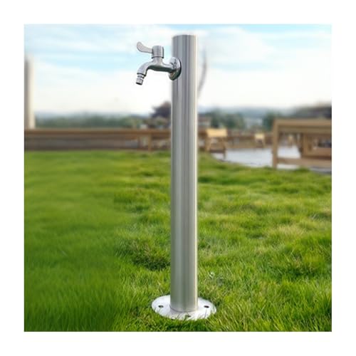 HBOOMOEM WassersäUle FüR Den Garten Im Freien Mit Wasserhahn，Vertikaler Gartenbrunnen FüR Den AußEnbereich，Geeignet FüR Villen, Autowaschanlagen Und InnenhöFe.(60 * 6cm/23.6 * 2.4in) von HBOOMOEM