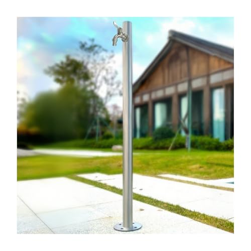 HBOOMOEM WassersäUle FüR Den Garten Im Freien Mit Wasserhahn，Vertikaler Gartenbrunnen FüR Den AußEnbereich，Geeignet FüR Villen, Autowaschanlagen Und InnenhöFe.(95 * 4.5cm/37.4 * 1.8in) von HBOOMOEM