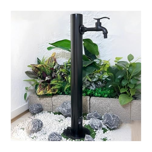 HBOOMOEM WassersäUle Garten Mit Wasserhahn，Freistehender Gartenbrunnen Mit WassersäUle，Geeignet FüR Gartendekoration, BewäSserung, AutowäSche, Reinigung, SanitäR Usw.(60cm/23.6in,E) von HBOOMOEM
