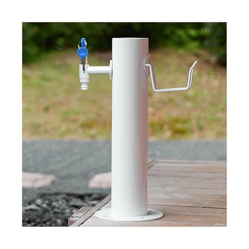 HBOOMOEM Zapfstelle Garten，WassersäUle Garten Mit Wasserhahn，Vertikaler Gartenbrunnen FüR Den AußEnbereich，Geeignet FüR RasenfläChen, Terrassen Und Villen.(50 * 10.5cm/19.7 * 4.1in,A) von HBOOMOEM