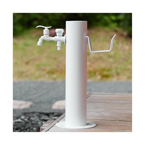 HBOOMOEM Zapfstelle Garten，WassersäUle Garten Mit Wasserhahn，Vertikaler Gartenbrunnen FüR Den AußEnbereich，Geeignet FüR RasenfläChen, Terrassen Und Villen.(50 * 10.5cm/19.7 * 4.1in,B) von HBOOMOEM