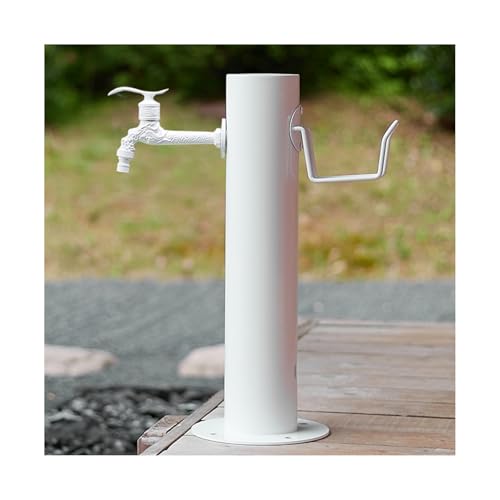 HBOOMOEM Zapfstelle Garten，WassersäUle Garten Mit Wasserhahn，Vertikaler Gartenbrunnen FüR Den AußEnbereich，Geeignet FüR RasenfläChen, Terrassen Und Villen.(50 * 10.5cm/19.7 * 4.1in,C) von HBOOMOEM