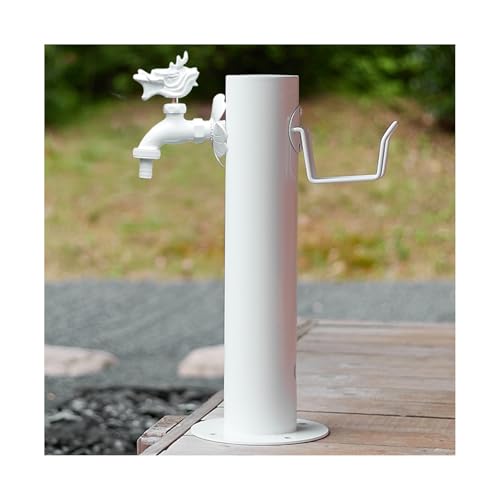 HBOOMOEM Zapfstelle Garten，WassersäUle Garten Mit Wasserhahn，Vertikaler Gartenbrunnen FüR Den AußEnbereich，Geeignet FüR RasenfläChen, Terrassen Und Villen.(50 * 10.5cm/19.7 * 4.1in,D) von HBOOMOEM