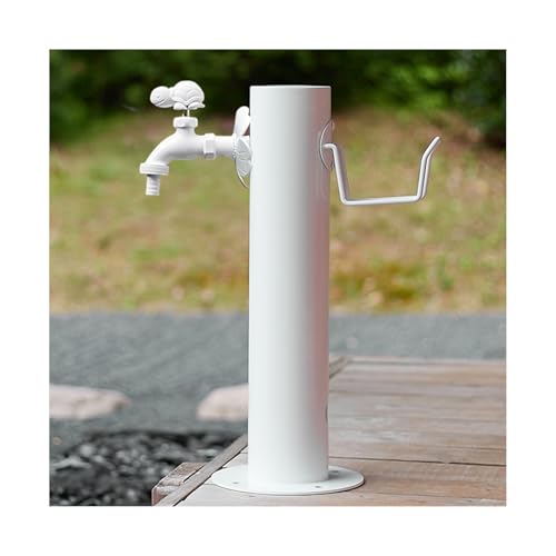 HBOOMOEM Zapfstelle Garten，WassersäUle Garten Mit Wasserhahn，Vertikaler Gartenbrunnen FüR Den AußEnbereich，Geeignet FüR RasenfläChen, Terrassen Und Villen.(50 * 10.5cm/19.7 * 4.1in,F) von HBOOMOEM