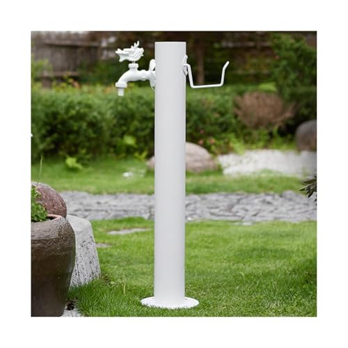 HBOOMOEM Zapfstelle Garten，WassersäUle Garten Mit Wasserhahn，Vertikaler Gartenbrunnen FüR Den AußEnbereich，Geeignet FüR RasenfläChen, Terrassen Und Villen.(86 * 5cm/33.9 * 2in,D) von HBOOMOEM