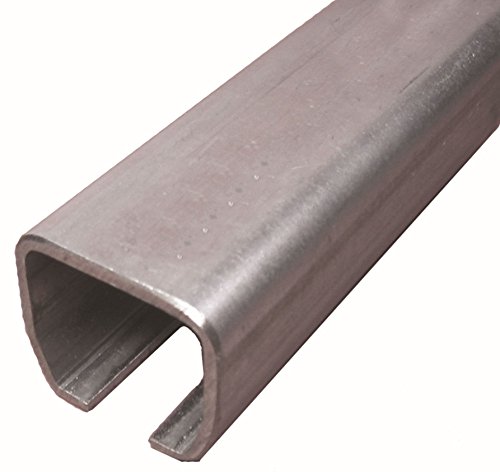 HBS Classic 9 Typ 10/2 Laufschiene bis 80 kg Türgewicht, lose, verzinkt, 2,0 m lang von HBS