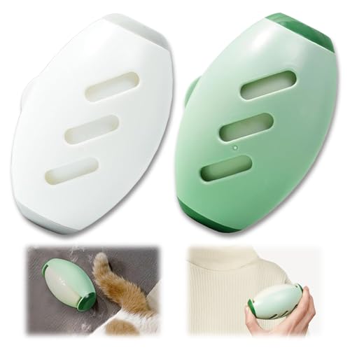 Wiederverwendbare Fusselrollen, 2 Stück Reusable Lint Roller, Wiederverwendbarer klebriger Gel Ball, Klebriger Gel-Ball für Haustierhaar, Tragbar Fusselroller, für Tierhaare, Kleidung, Haare von HBSFBH